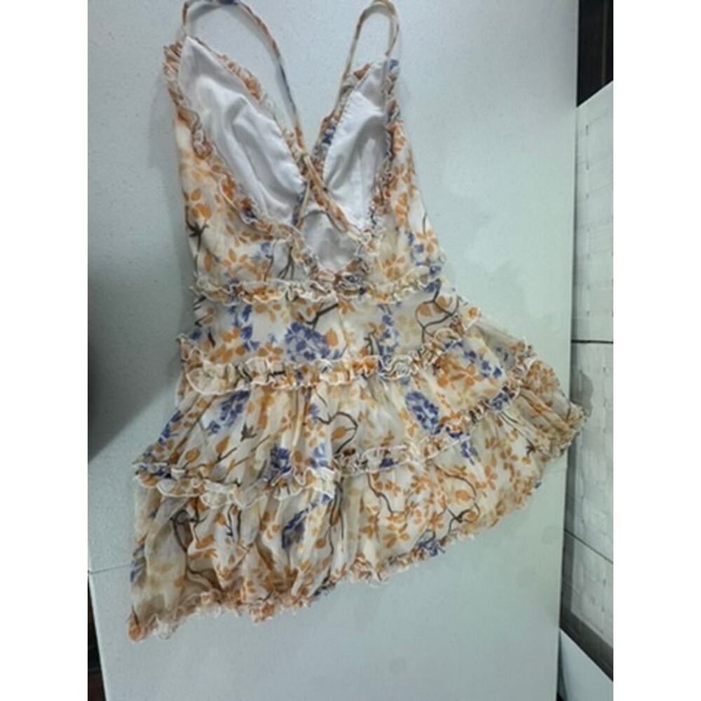 "Hello Molly" Only Yesterday SZ 6 Babydoll Floral Fairy Ruffles Sheer Feminine - Picture 9 of 11
